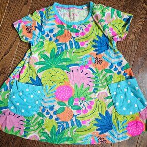 Tickled Pink Tropical Fruit Tunic